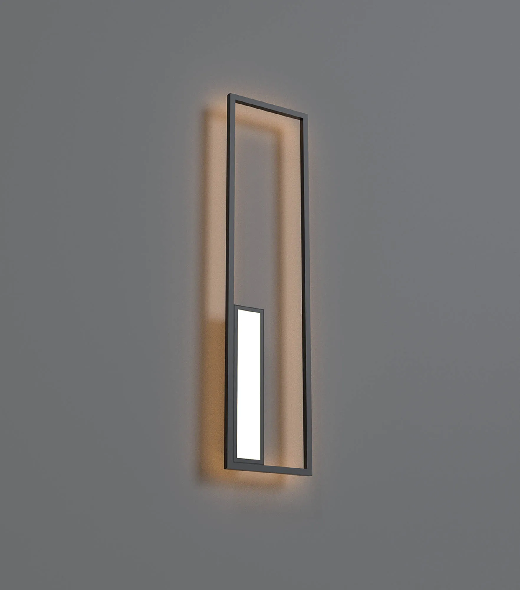 Boutique Black Wall Lights Mantra Flush Wall Lights